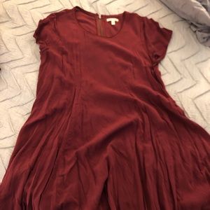 Silence & Noise (Urban Outfitters) Flowy Red Dress